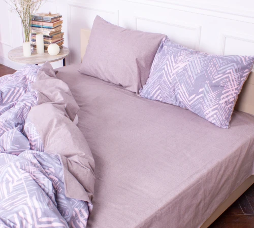 Простирадло MirSon Ranforce Elite 17-0448 Geometry of love