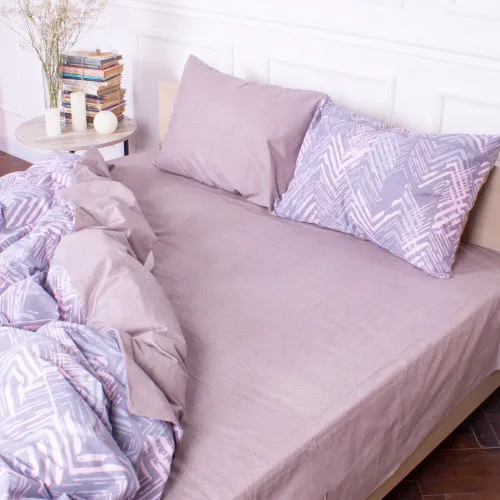 Простирадло MirSon Ranforce Elite 17-0448 Geometry of love