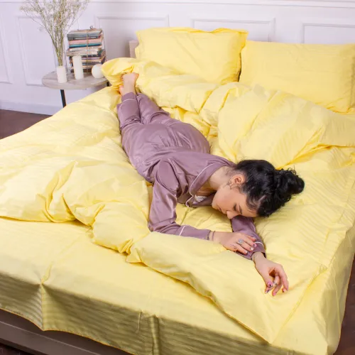 Наволочка Satin Stripe 30-0003 Intense Yellow - 3