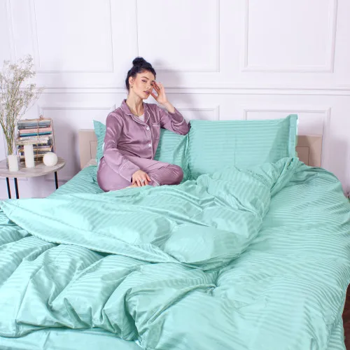 Наволочка Satin Stripe 30-0014 Mint - 2