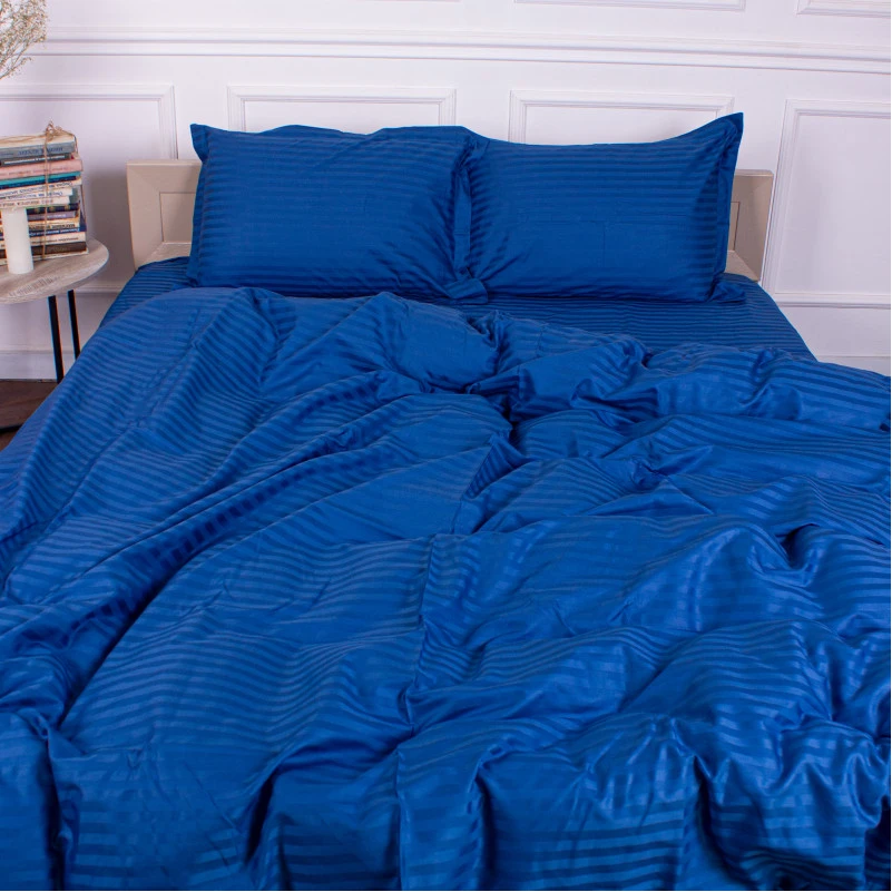 Постельное белье Satin Stripe 30-0019 Blue - 1