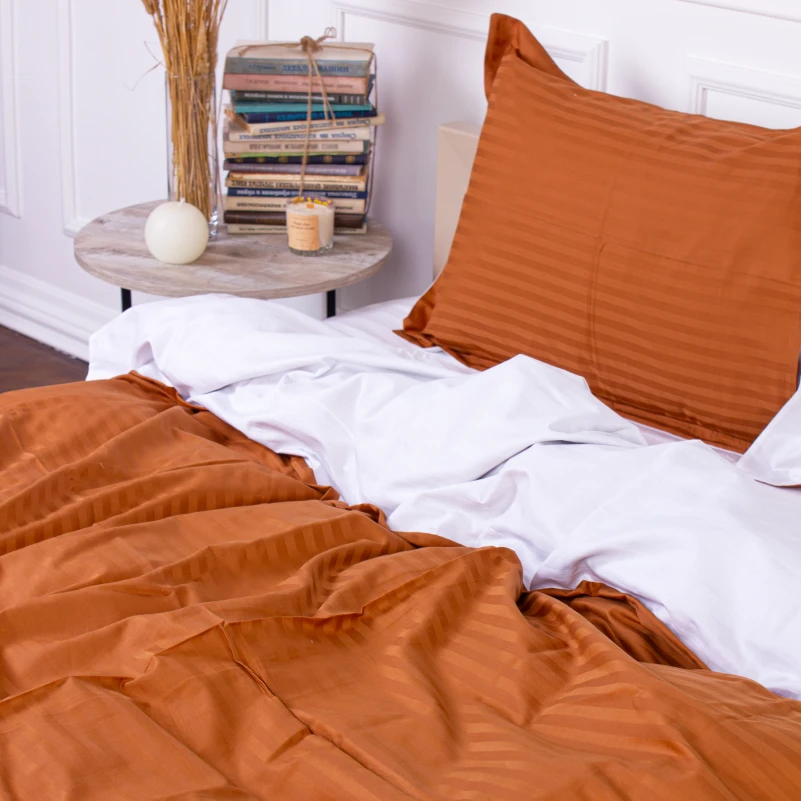 Постельное белье Satin Stripe 30-0005 + 30-0001 Batul - 5
