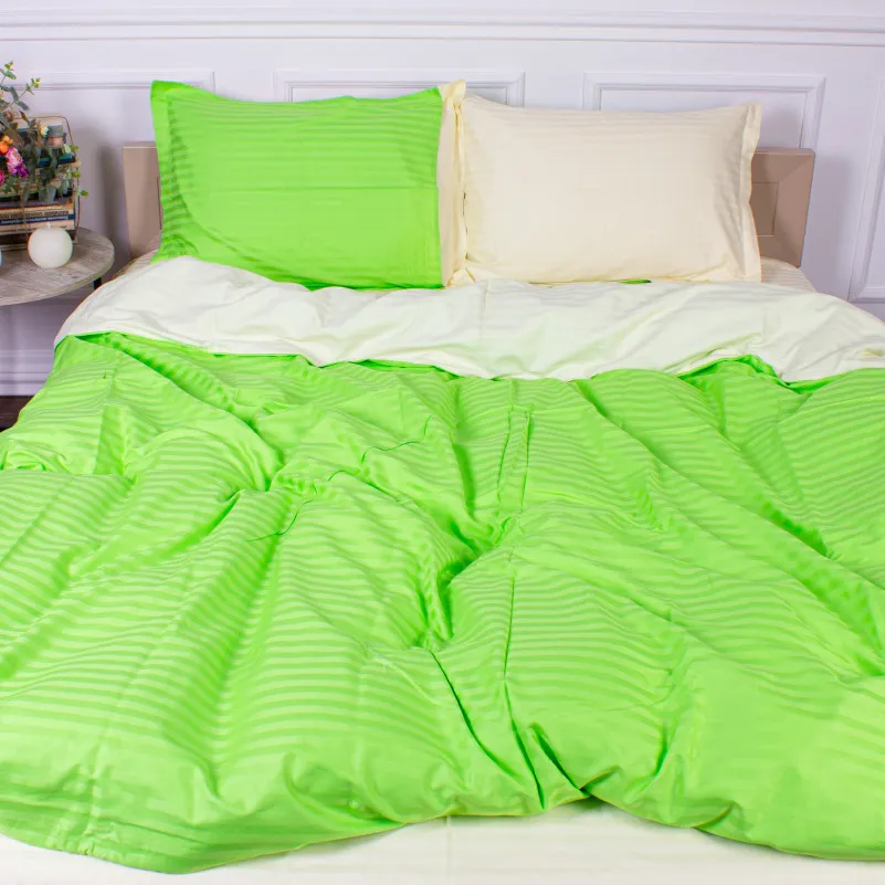 Пододеяльник Satin Stripe 30-0016 + 30-0002 Elaija - 1