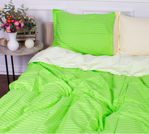 Постельное белье Satin Stripe 30-0016 + 30-0002 Elaija - 2