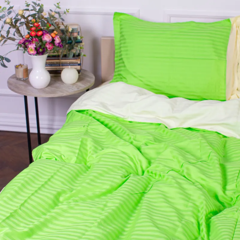 Пододеяльник Satin Stripe 30-0016 + 30-0002 Elaija - 4