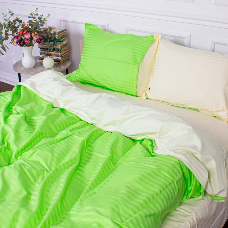 Постільна білизна Satin Stripe 30-0016 + 30-0002 Elaija - 4