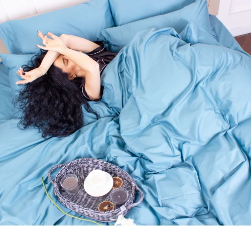 Підковдра Сатин "0845 Blue Wave" - 2