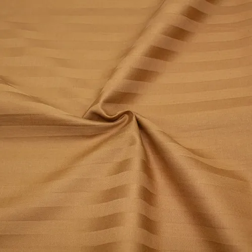Простынь на резинке Satin Stripe 30-0005 Brown - высота 25 см (детские 10 см) - 2