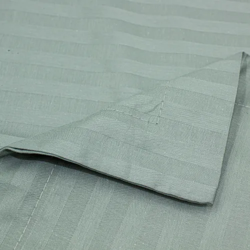 Простынь на резинке Satin Stripe 30-0010 Light Gray - высота 25 см (детские 10 см) - 5