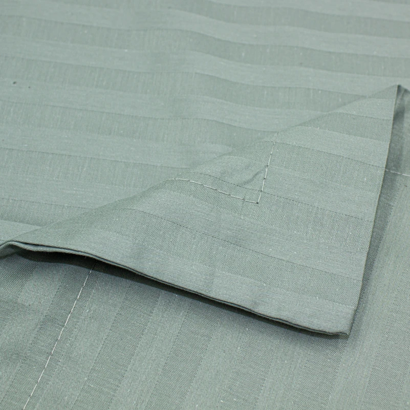 Простынь на резинке Satin Stripe 30-0010 Light Gray - 4