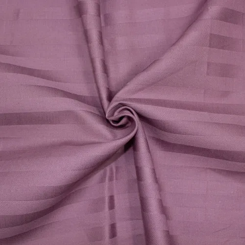 Простынь на резинке Satin Stripe 30-0008 Smoky Pink - высота 25 см (детские 10 см) - 2