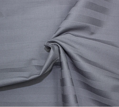 Простынь на резинке Satin Stripe 30-0011 Gray - высота 25 см (детские 10 см) - 2