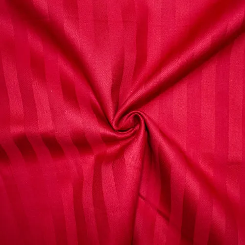 Простирадло на гумці Satin Stripe 30-0018 Red - висота 25 см (дитячі 10 см) - 2