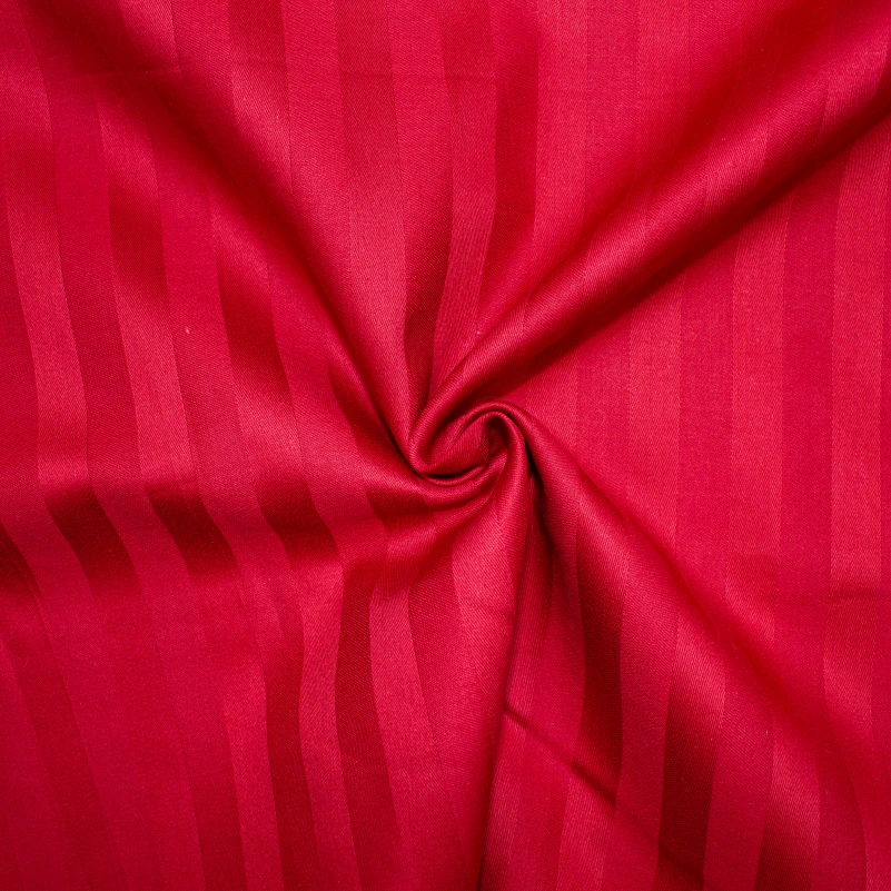 Простынь на резинке Satin Stripe 30-0018 Red - 1