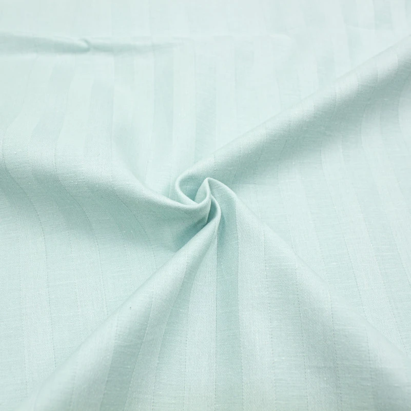 Простынь на резинке Satin Stripe 30-0013 Azure - 1