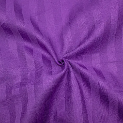 Простынь на резинке Satin Stripe 30-0009 Purple - высота 25 см (детские 10 см) - 2