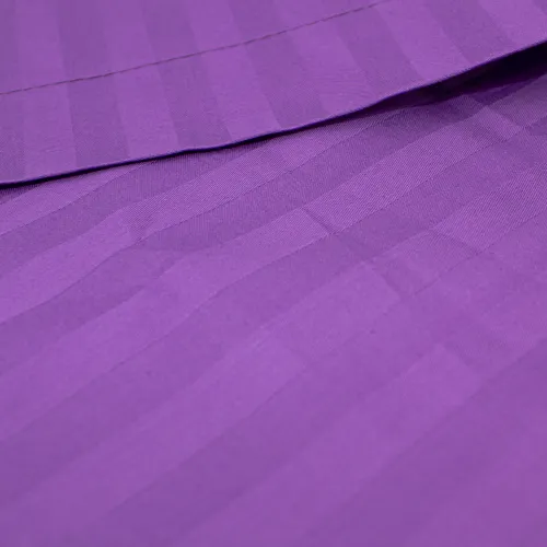 Простынь на резинке Satin Stripe 30-0009 Purple - высота 25 см (детские 10 см) - 4
