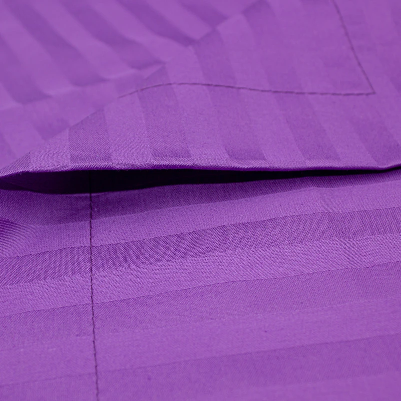 Простынь на резинке Satin Stripe 30-0009 Purple - 4