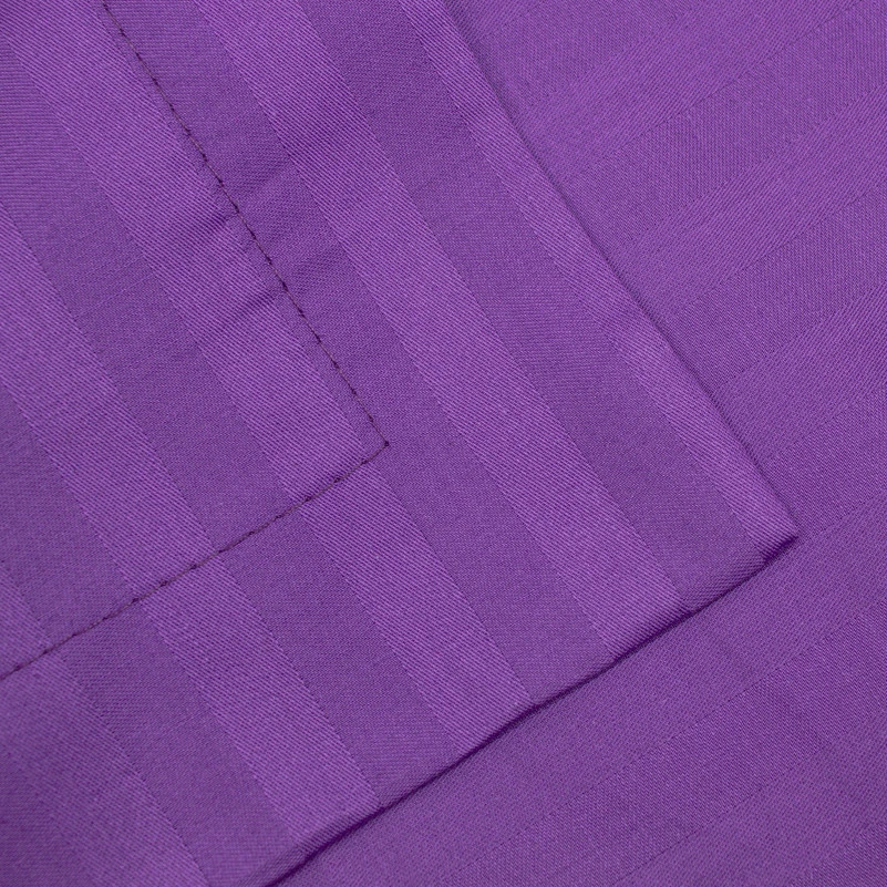 Простынь на резинке Satin Stripe 30-0009 Purple - 5