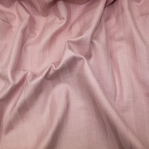 Простынь на резинке Satin Stripe 30-0007 Pink - высота 25 см (детские 10 см) - 5