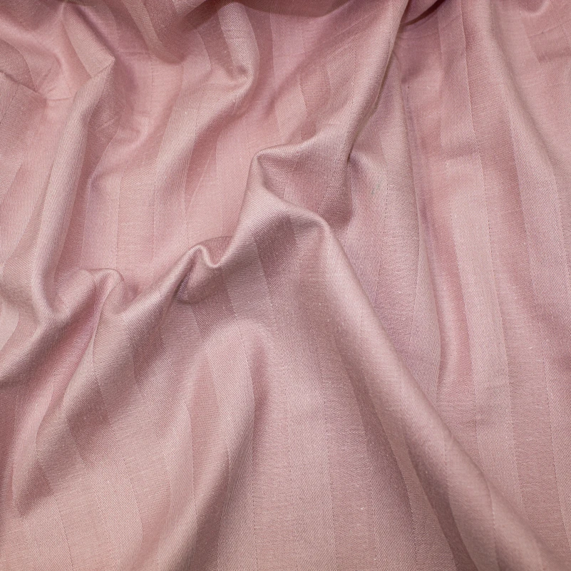 Простынь на резинке Satin Stripe 30-0007 Pink - 4