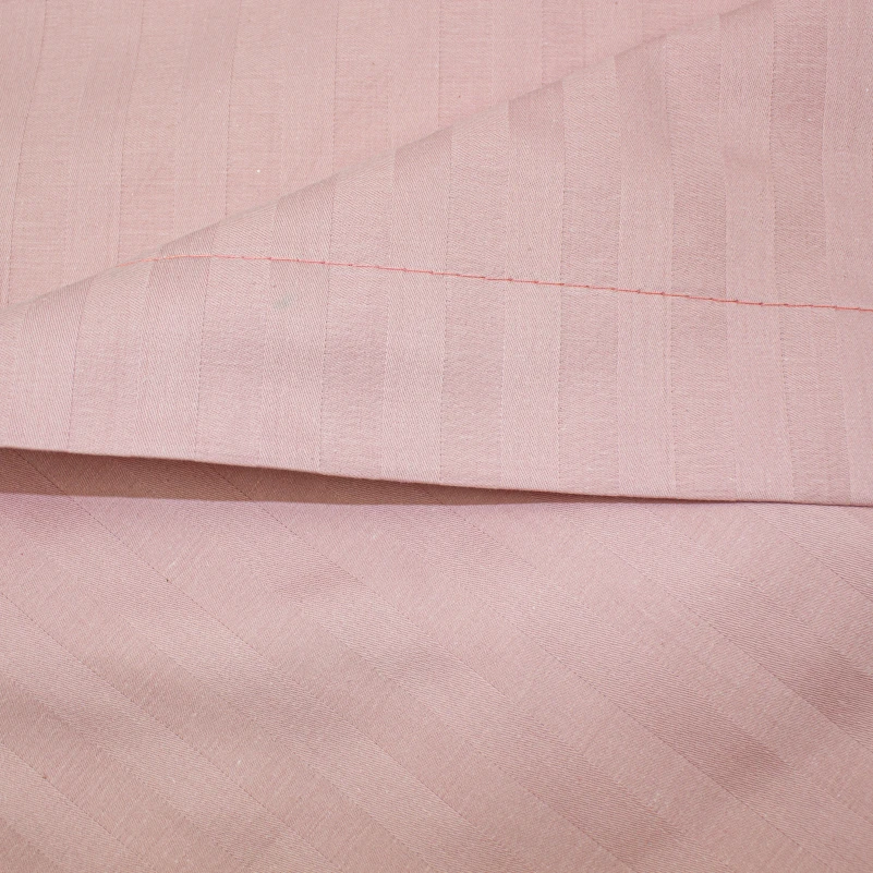 Простынь на резинке Satin Stripe 30-0007 Pink - 2