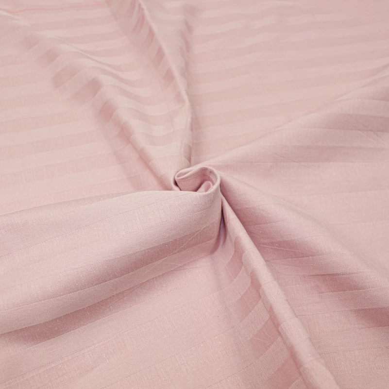 Простынь на резинке Satin Stripe 30-0007 Pink - 5