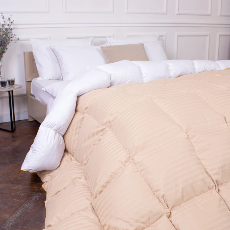 Одеяло пуховое кассетное Carmela №035 100% пух Premium class батист+сатин (зима) - 22