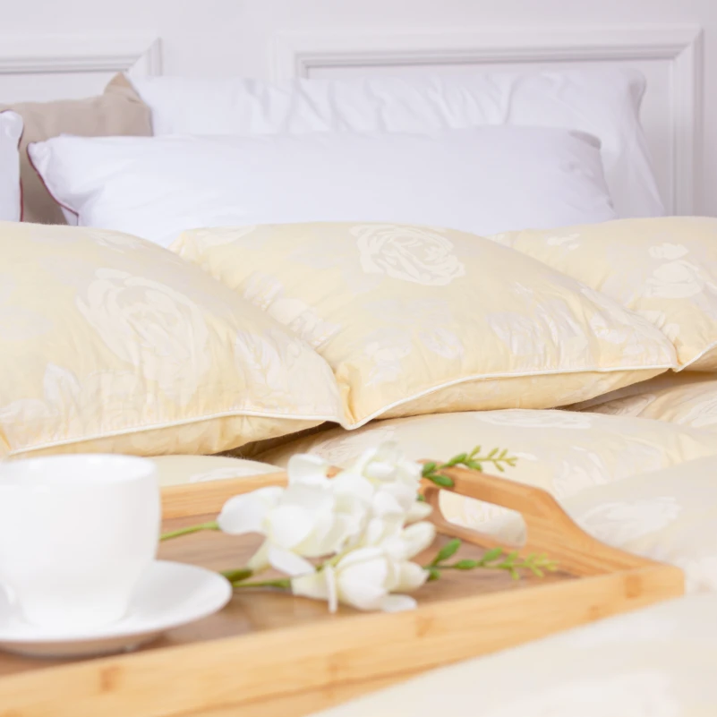 Одеяло пуховое кассетное Extra №042 90% серый пух Extra тик (зима+) - 7