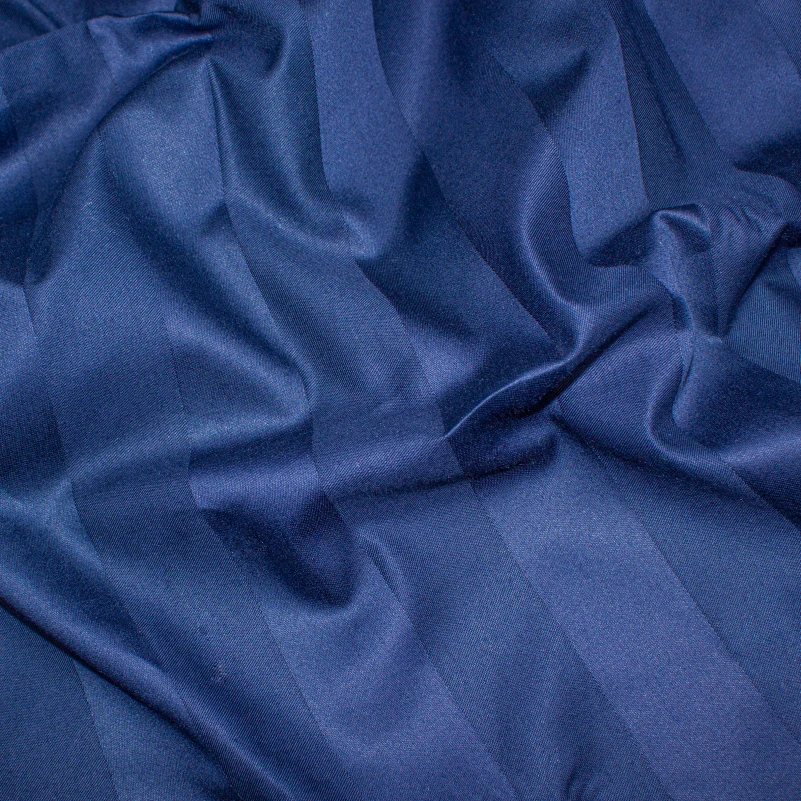 Простынь на резинке (САТИН ЖАККАРД) Blue sea - высота 25 см (детские 10 см) - 4