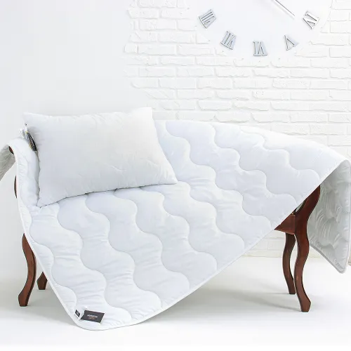 Подушка бавовняна №1624 Eco Light White бавовна мікросатин - 5