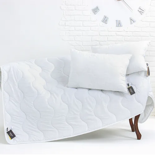 Набір бавовняних подушок №1624 Eco Light White бавовна мікросатин - 5