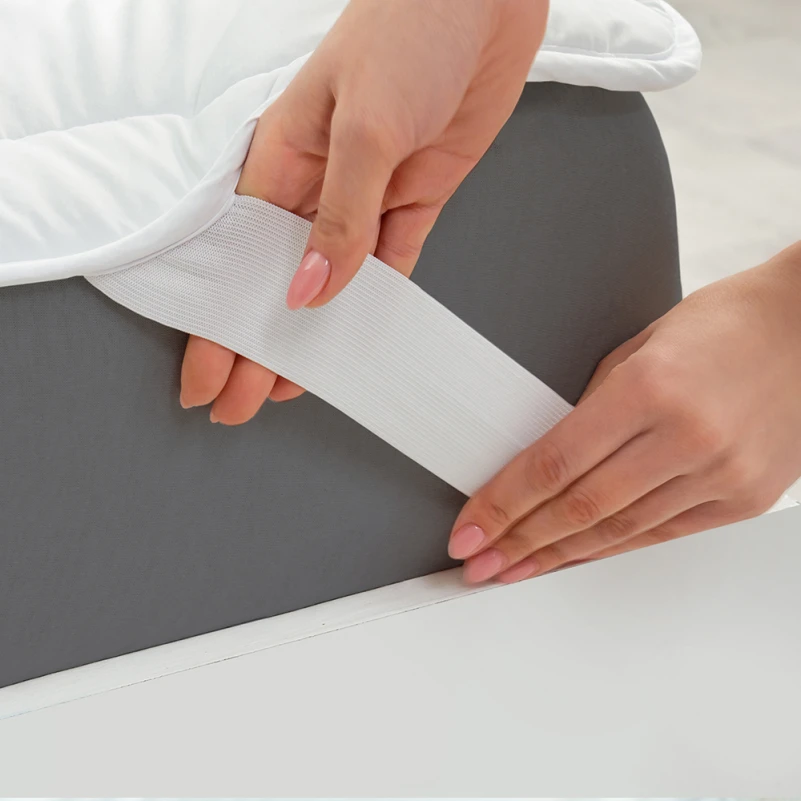 Наматрацник №1727 Eco Light White Тенсель (MODAL) (звичайний з гумкою по кутах) - 15