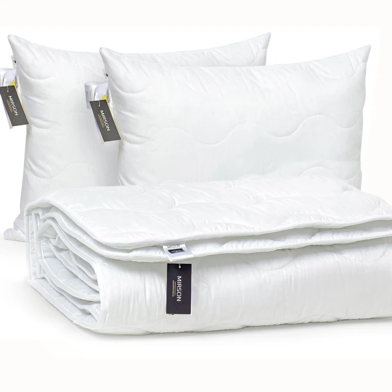 Набор антиаллергенный 3M ТМ THINSULATE ТМ Супер Теплый №1666 Eco Light White (одеяло + подушки 50*70 средние) - 5