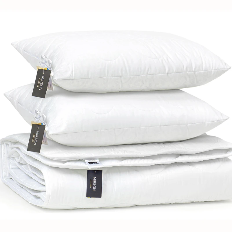 Набор антиаллергенный 3M ТМ THINSULATE ТМ Супер Теплый №1666 Eco Light White (одеяло + подушки 50*70 средние) - 4