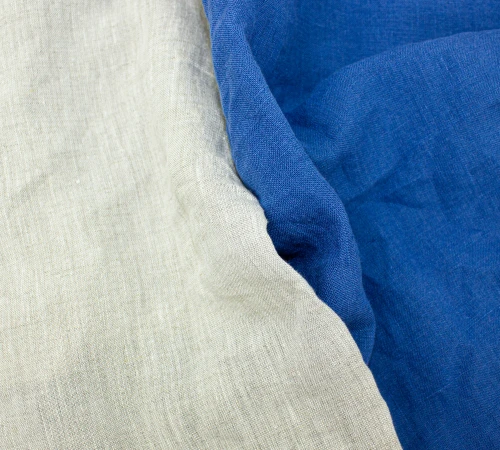 Комплект постільної білизни Льон Organic Natural Line "Aquamarine" - 2