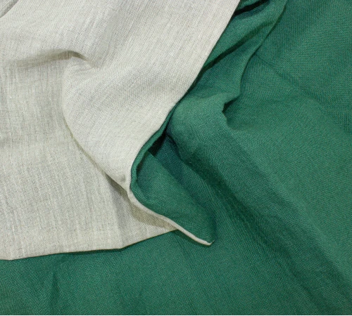 Комплект постільної білизни Льон Organic Natural Line "Green meadow" - 2