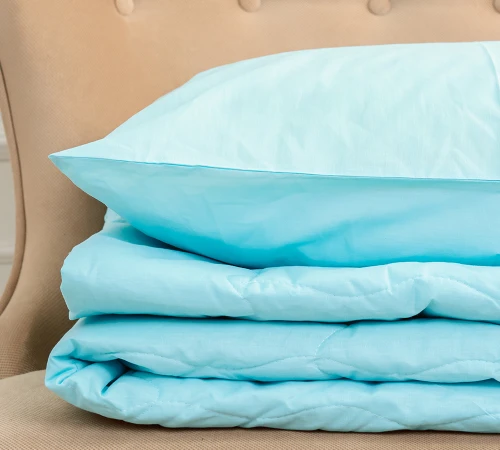 Літній постільний комплект №2666 Бавовна 12-4608 Lucretia (ковдра + наволочки)