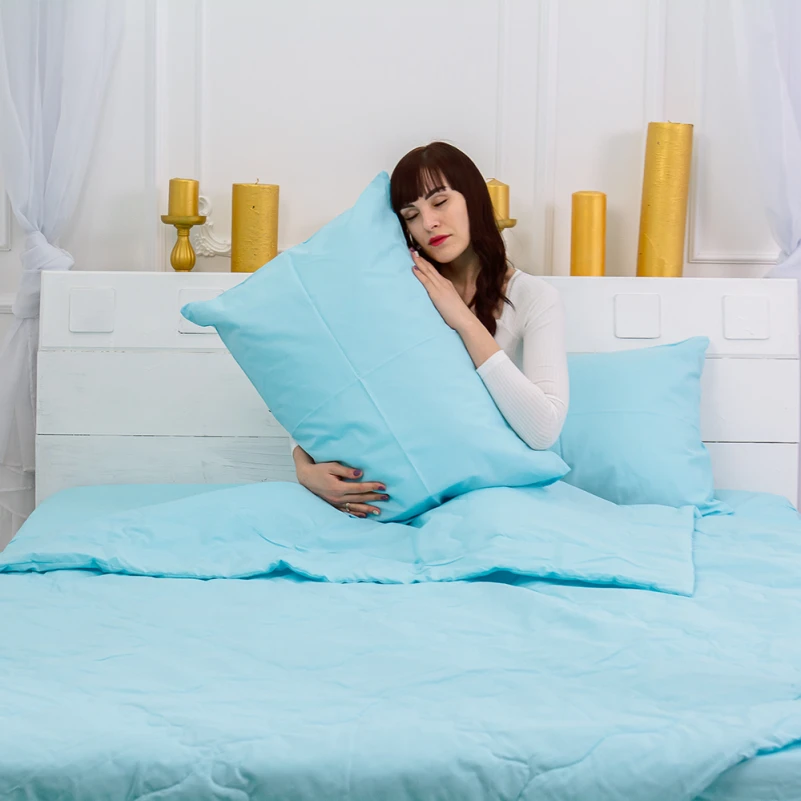 Одеяло антиаллергенное Lucretia №2303 Ecosilk бязь (летнее) - 5