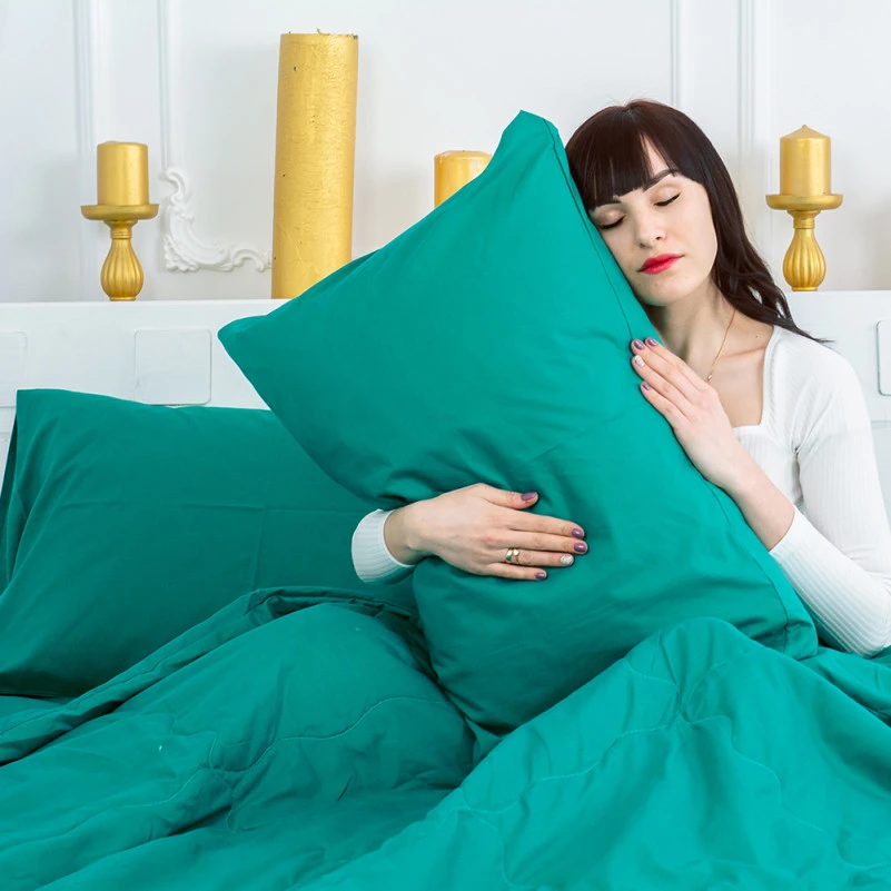 Летний постельный комплект №2641 Modal 17-4735 Caterina (одеяло + наволочки) - 4