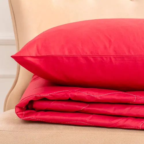 Летний постельный комплект №2628 Eco-Soft 19-1655 Edmonda (одеяло + наволочки)