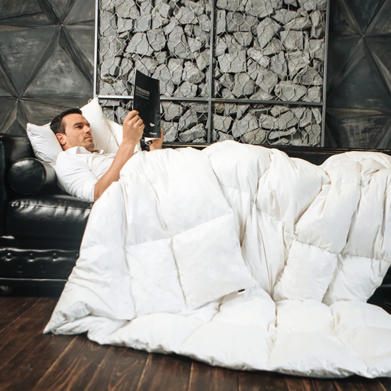 Одеяло хлопковое Luxury Exclusive №1443 хлопок мако-батист (зимнее) - 19