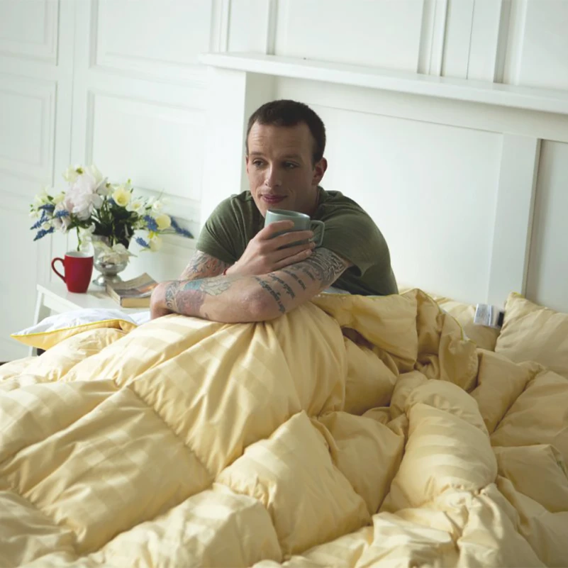 Одеяло пуховое кассетное Carmela №035 100% пух Premium class батист+сатин (зима) - 32