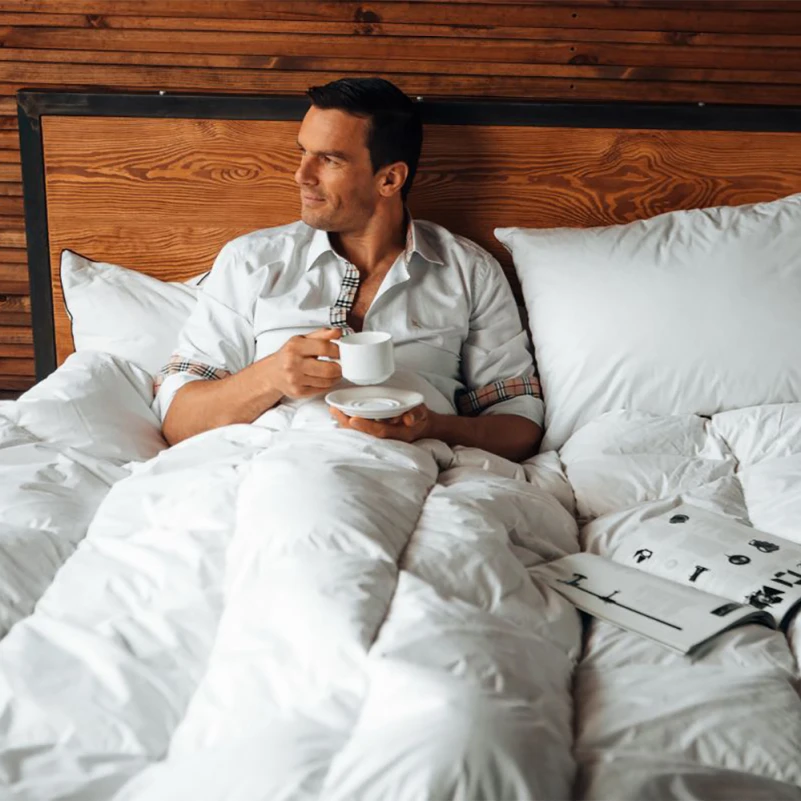 Одеяло пуховое кассетное DeLuxе №030 100% пух Deluxe class батист (зима) - 22