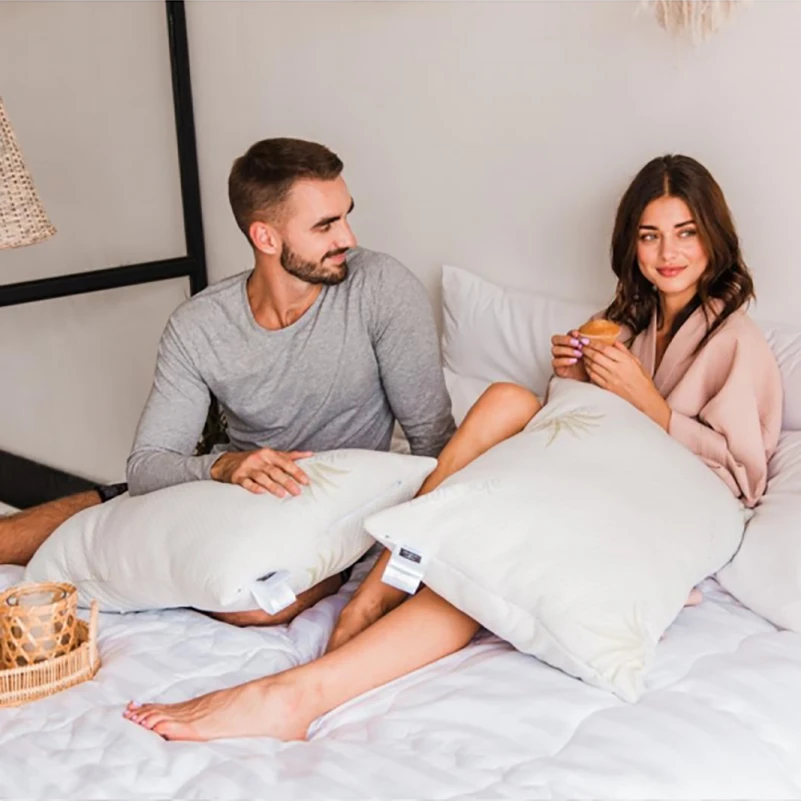 Подушка антиаллергенная Dorotea №737 Eucalyptus трикотаж (средняя) - 13