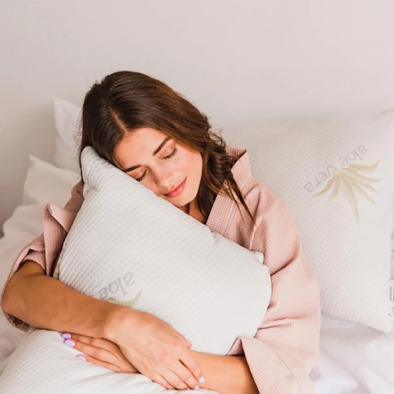 Подушка антиаллергенная Dorotea №737 Eucalyptus трикотаж (средняя) - 16