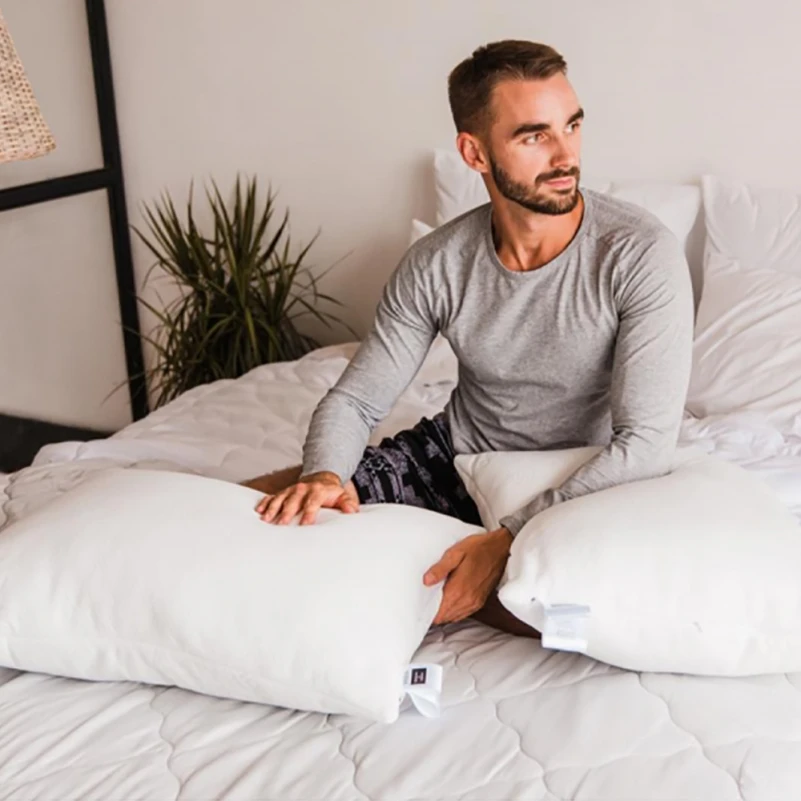 Подушка антиалергенная №805 "Julia" EcoSilk Hand Made (упругая) - 20