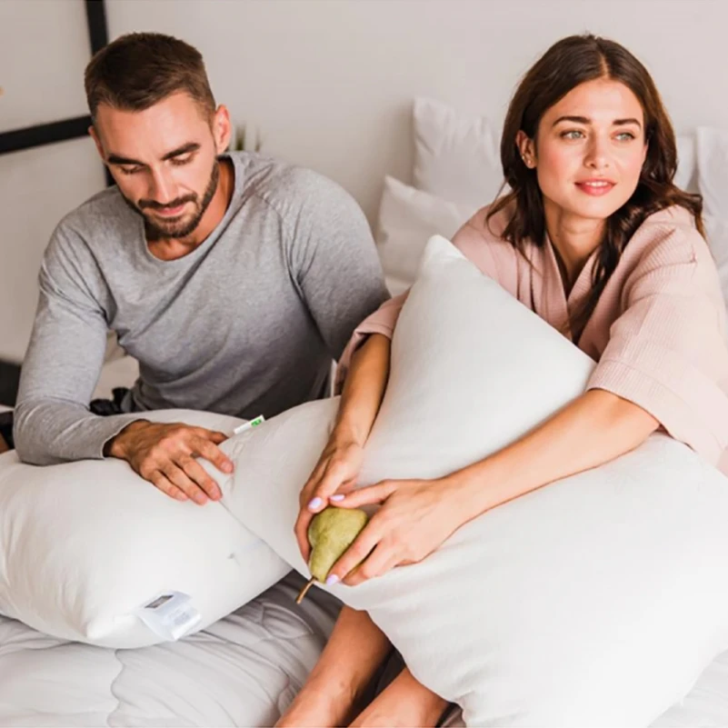 Подушка антиалергенная №805 "Julia" EcoSilk Hand Made (упругая) - 23