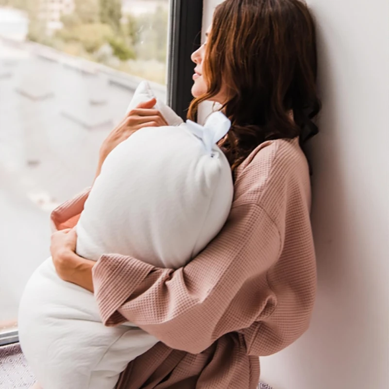 Подушка антиалергенная №805 "Julia" EcoSilk Hand Made (упругая) - 27