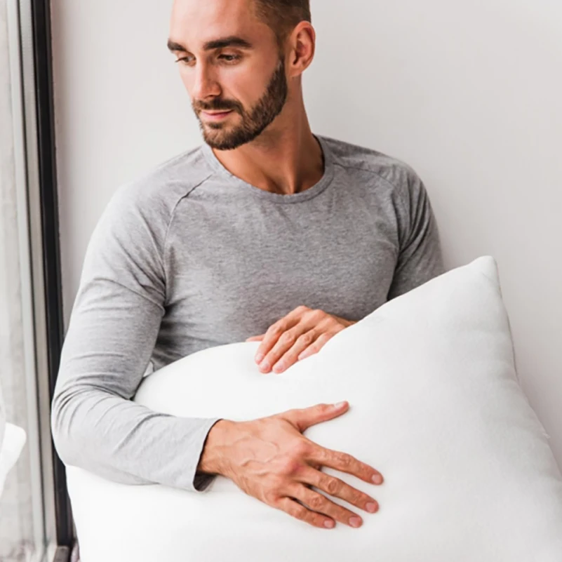 Подушка антиалергенная №805 "Julia" EcoSilk Hand Made (упругая) - 18